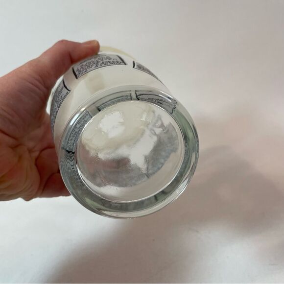 Vintage MCM Atomic Age cocktail recipe mixer cup with lid - Picture 5 of 9